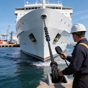 Corda <span class=keywords><strong>in</strong></span> Nylon da 12mm di Grado Marino, Parafango <span class=keywords><strong>in</strong></span> <span class=keywords><strong>Gomma</strong></span> per <span class=keywords><strong>Ormeggio</strong></span>, Ammortizzatore per Attracco Navi - Product Image 3