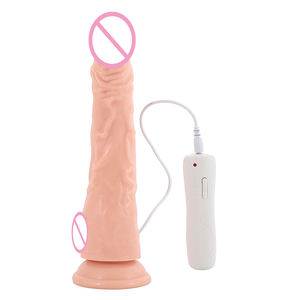 Di alta qualità realistico PVC Dildo vibratore per le donne di masturbazione manuale morbido artificiale maschio Dildo con vibrazione giocattoli sessuali - Product Image 5