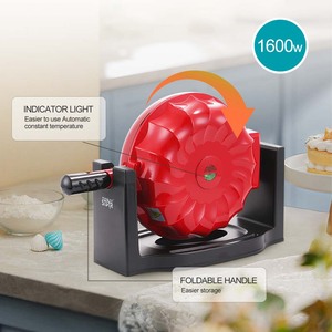 WINNING STAR ST-9369 Electric Nonstick Toast Grill and <strong>Cake</strong> <strong>Maker</strong> Rotated for Baking Machine for Muffins and Sandwiches - Product Image 6