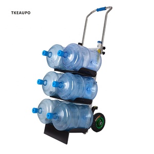Fass Wasser handhabung maschine Faltbarer Stahl Logistik Wasser flasche Handwagen - Product Image 1