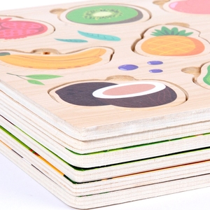 Giao thông trái cây kỹ thuật số số động vật nhận ra <span class=keywords><strong>Iq</strong></span> đào tạo trước khi học ghép hình bằng gỗ Bảng câu đố đồ chơi - Product Image 3