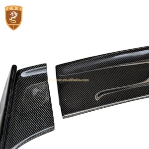 Cánh gió mui xe kiểu mỏ vịt bằng sợi carbon đen bóng cho Mustang, thiết kế CSS, loại phổ thông - Product Image 5