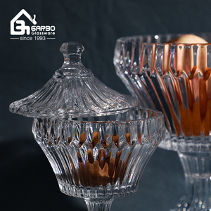 Assiette à fruits transparente avec pieds, modèle 2026, vente en gros, pour usage domestique et hôtelier, <span class=keywords><strong>service</strong></span> d'emballage personnalisé accepté - Product Image 6