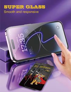 เกราะ OG หมีแพนด้ากระจกนิรภัยกันไฟฟ้าสถิต9H 2.5D ป้องกันหน้าจอสำหรับ <span class=keywords><strong>iPhone</strong></span> Samsung - Product Image 6