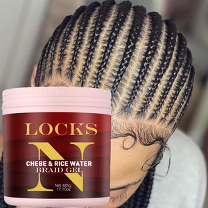 Luxfume 17.1oz <span class=keywords><strong>Gel</strong></span> Coiffant Tresses Marque Privée Sans Résidus Fixation Forte Végétalien Herbal <span class=keywords><strong>Gel</strong></span> Fixateur pour Cheveux Bouclés Texturisant - Product Image 1