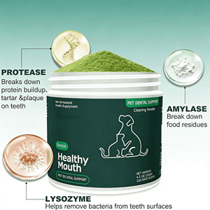 ผงทำความสะอาดฟันสุนัขและ<span class=keywords><strong>แมว</strong></span> OEM/ODM พร้อมสารเสริมภูมิคุ้มกัน ดูดซึมเร็ว ปลอดภัย ปราศจากธัญพืช วิตามินอ่อนโยนสำหรับทุกสายพันธุ์ - Product Image 3