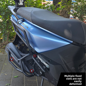 <span class=keywords><strong>SYM</strong></span> Xing <span class=keywords><strong>125</strong></span> SHEX125 Protection d'échappement, barres anti-chute, pare-chocs avant et arrière, protection de <span class=keywords><strong>moto</strong></span>, anti-rayures, protection de moteur, kit de glissière de cadre - Product Image 6