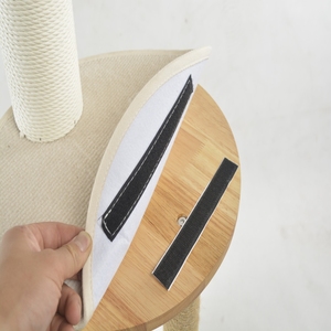 Lớn Sang Trọng Mèo Tháp Cây Chất Lượng Cao Đồ Nội Thất Gỗ Với Võng Cao Cấp Mèo Cào - Product Image 3