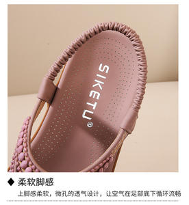 Sandalias y Chanclas Casuales para Mujer, con Diseño Cruzado en los Dedos, Resistentes al Desgaste, Cómodas y Ligeras - Product Image 3