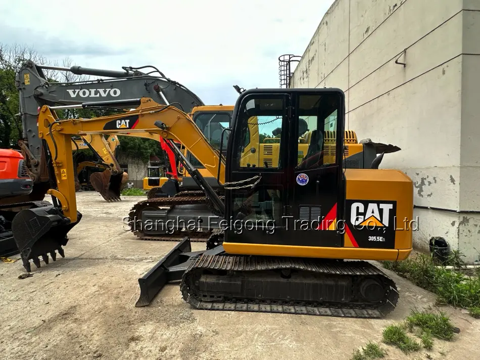Japan cheap 5.5 ton 90% new 2022 caterpillar second hand EPA high quality low price good condition used excavators cat 305.5e2