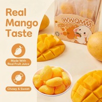 Nieuwe aanwinst cartoon cadeaudoos fruit zachte snoepjes zachte kauwbare textuur enkelvoudige verpakking hele doos aankoop