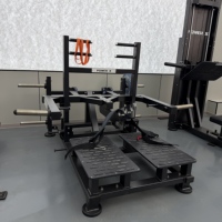 Machine à Squat à Charge Libre Professionnelle Robuste pour Entraînement de Force des Jambes en Salle de Sport