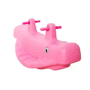kuda jungkat-jungkit anak-anak Suppliers-Whale Mainan Rocker Anak-anak, Mainan Keseimbangan Berkendara untuk Taman Kanak-kanak