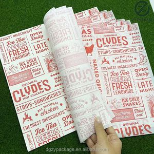 Custom Brown Grease-<b>proof</b> Paper Kraft Paper Fast Food Wrapping Paper Greaseproof Paper - Product Image 4