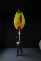 Marionnette gonflable personnalisée OEM en forme de poisson arc-en-ciel, gonflable publicitaire de qualité commerciale pour événements et spectacles