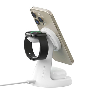 Best Seller Premium 15W Three In One Magnetic Wireless Fast <b>Charger</b> <b>Multi</b> Device Charging Dock For Phone Earphone Watch - Product Image 5