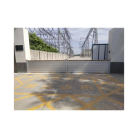 Barrière anti-inondation en alliage d'aluminium de qualité industrielle, barrière d'eau robuste pour les zones portuaires et les quais