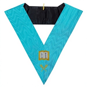 Masonic Regalia Officer's Collar of French Rite Orator Accesorio de ropa Premium - Product Image 1