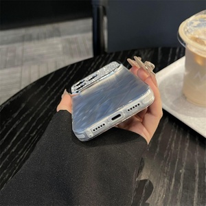 Funda para Teléfono Móvil con Lente Brillante y Marco Grande, Estilo Foil, para 17 16 15 14 13 Pro Max, Carcasa Protectora Rígida de Acrílico a Prueba de Golpes - Product Image 4
