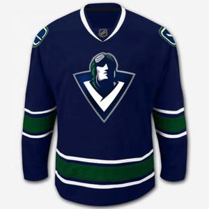 Camiseta de hockey sobre hielo de poliéster de alta calidad Unisex, impresión por sublimación completa personalizada, opciones de diseño OEM de MOQ pequeño para adultos - Product Image 2