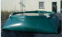 Bâche en PVC de 600 à 12000 litres Réservoir d'eau pliable flexible Sac d'eau douce pour la construction
