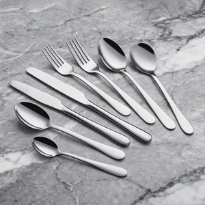 Chất Lượng Cao Nhà Hàng Bạc Thìa Dĩa Và Dao Dao Kéo Đặt Thép Không Gỉ Flatware <span class=keywords><strong>Set</strong></span> Cho Nhà Hàng & Đảng - Product Image 1