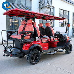 รถกอล์ฟไฟฟ้าใหม่เอี่ยมสองที่นั่ง พร้อมยาง มอเตอร์ 48 โวลต์ 4000 วัตต์ และราวจับขนาดใหญ่ - Product Image 5