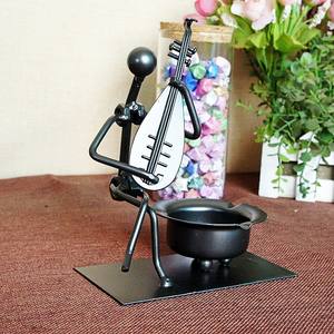 Cendriers musicaux Iron Man en noir, rangement et organisation à domicile, cendrier en métal créatif - Product Image 6