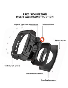 <span class=keywords><strong>Correa</strong></span> de Repuesto Super Cool con Hebilla de Mariposa de Goma, Estilo Richard, de una Sola Pieza, de 44 mm y 45 mm para <span class=keywords><strong>Apple</strong></span> Iwatch SE 8 7 6 5 Series - Product Image 3