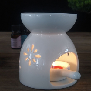 Difusor de aromas, difusor de aceites esenciales, lámpara aromática, luz nocturna, quemador de incienso electrónico, vela de cerámica, aroma para dormitorio - Product Image 4