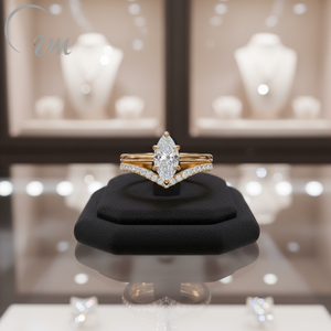 Bague en argent plaqué alliage avec zircon, motif cœur, élégance romantique, cadeau de mariage ou de fiançailles personnalisé pour femme, par UM JEWELRY - Product Image 2