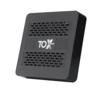 TOX5 Lite Android 14 Quad Core Smart TV Box S905X5M Wifi Dual 1000M LAN BT4.1 Compatible con H.265 4K 60fps DLNA USB3.0 Reproductor Multimedia