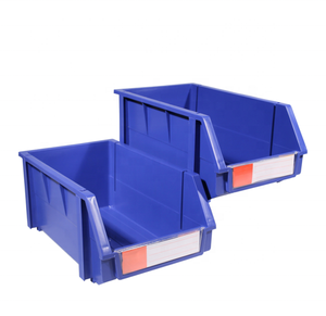 Plastic stackable storage drawers warehouse parts storage bins box