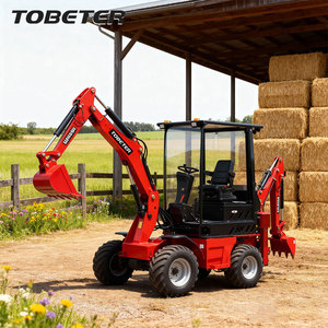 Tobeer wz10-08 08 <span class=keywords><strong>backhoe</strong></span> עירוני רב תכליתי לועסים מיני מעמיס עם ציוד טעינה עמיד ללבוש - Product Image 1