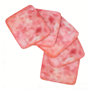 Rebanadas de tocino sin cocinar circulares de 12 cm, espuma ecológica con efecto de jamón, accesorios de comida artificial impresos con UV, rebanadas decorativas para exhibición, para cocina DIY - Product Image 1