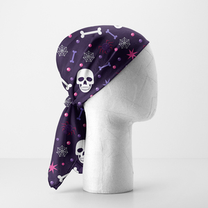Pañuelo de Algodón 100% con Diseño de Esqueleto <span class=keywords><strong>Pirata</strong></span>, Pañuelo para la Cabeza, Protector Facial Deportivo para Mujeres y Niños, Pañuelo con Diseño de Calavera - Product Image 6