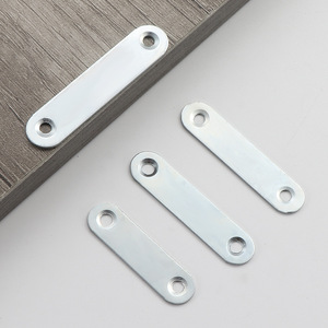 Placa Conectora de Chapa de Hierro Kim Ya-gu 13x60 12x54 12x45 cm, Acero Laminado en Frío Niquelado, Soporte para Reparación de Muebles - Product Image 3
