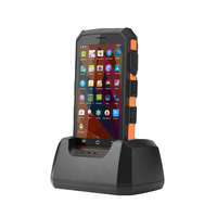 PDA robuste IP 65 Android 7.0 4G 5,0 pouces C5000 avec lecteur de codes-barres/empreintes digitales/WIFI/GPS/clavier