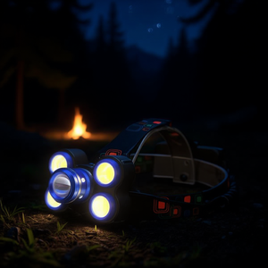 S&N Headlamp 4 Led Rechargeable Bright Light For Outdoor Camping Hiking - Product Image 3