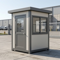 Cabine de sécurité préfabriquée mobile, poste de garde détachable, kiosque préfabriqué pour entrepôt, parking, station de péage