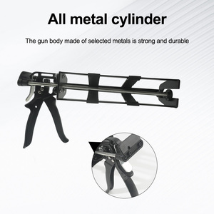 <span class=keywords><strong>Pistola</strong></span> de Sellado de <span class=keywords><strong>Silicona</strong></span> Polimérica de Calidad JAPI, 585 ml, 3:1 |   Directo de Fábrica |   Acción suave para trabajos electrónicos de envasado - Product Image 1