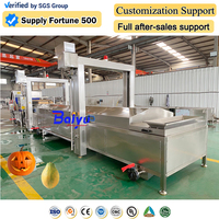Baiyu Automatische Aardappel Blancheringsmachine voor de productie van frieten met continu verwerkingssysteem