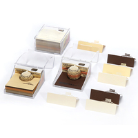 Nouveau design Bloc-notes artistique 3D en papier écologique découpé avec impression, fournitures de bureau en gros