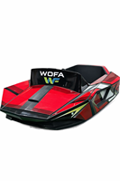Bateau et jet ski électriques avec système de chronométrage haute vitesse pour utilisation aquatique, conception de piste en matériau PE