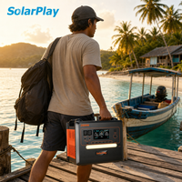 Station d'alimentation portable Solarplay en gros, générateur solaire 2500W, batterie de secours domestique LiFePO4 2304Wh