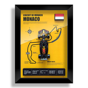RB20 Red Bull verstappen 2024 công thức theo dõi xe mô hình nhựa quy mô <span class=keywords><strong>1</strong></span>:32 Áp phích 3D trang trí khung tường nghệ thuật - Product Image 2