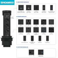 SINOAMIGO Customized Hidden Countertop Office Outlet UK Pop up Socket for Kitchen