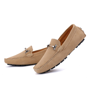Mocassins Penny Classiques en Daim de Vache, Chaussures de Conduite Décontractées à Enfiler, Plates, Respirantes pour Hommes, Idéales pour l'Été et la Marche - Product Image 3