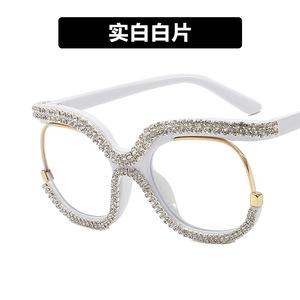 Nuevas llegadas Diseñador Anti Blue Light Gafas Oversize Round Owl Gafas de moda para mujeres Gafas con logotipo personalizado al por mayor - Product Image 6