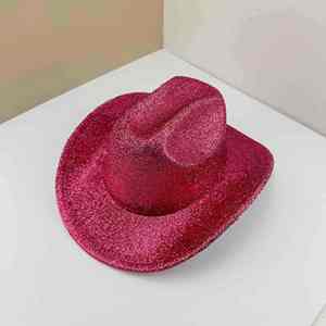 Sombrero de Vaquero Dorado al por Mayor para Mujer, Estilo Occidental, PVC Ecológico, en Blíster - Product Image 4